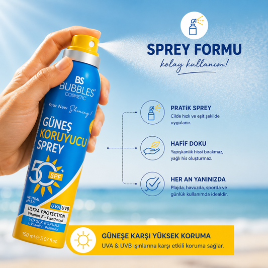 Bubbles Güneş Koruyucu Sprey