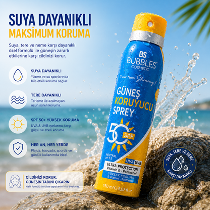 Bubbles Güneş Koruyucu Sprey