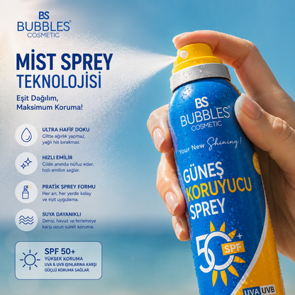 Bubbles Güneş Koruyucu Sprey
