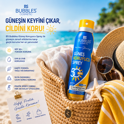 Bubbles Güneş Koruyucu Sprey